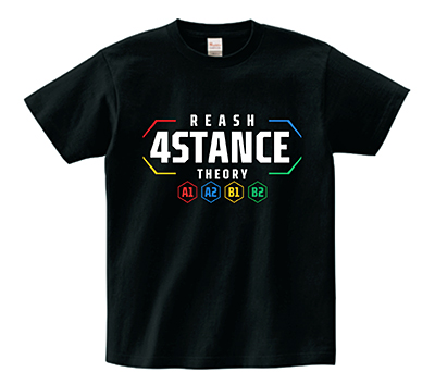 参加者限定の4スタンス理論Tシャツ